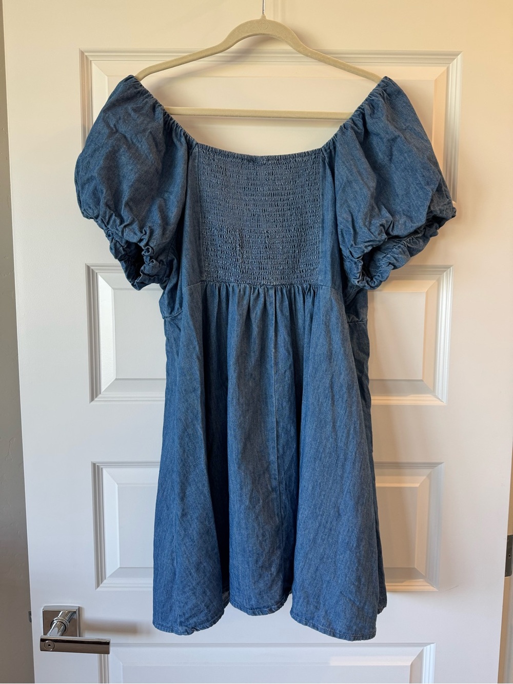 Old Navy Jean Mini Swing Dress - Picture 2 of 10